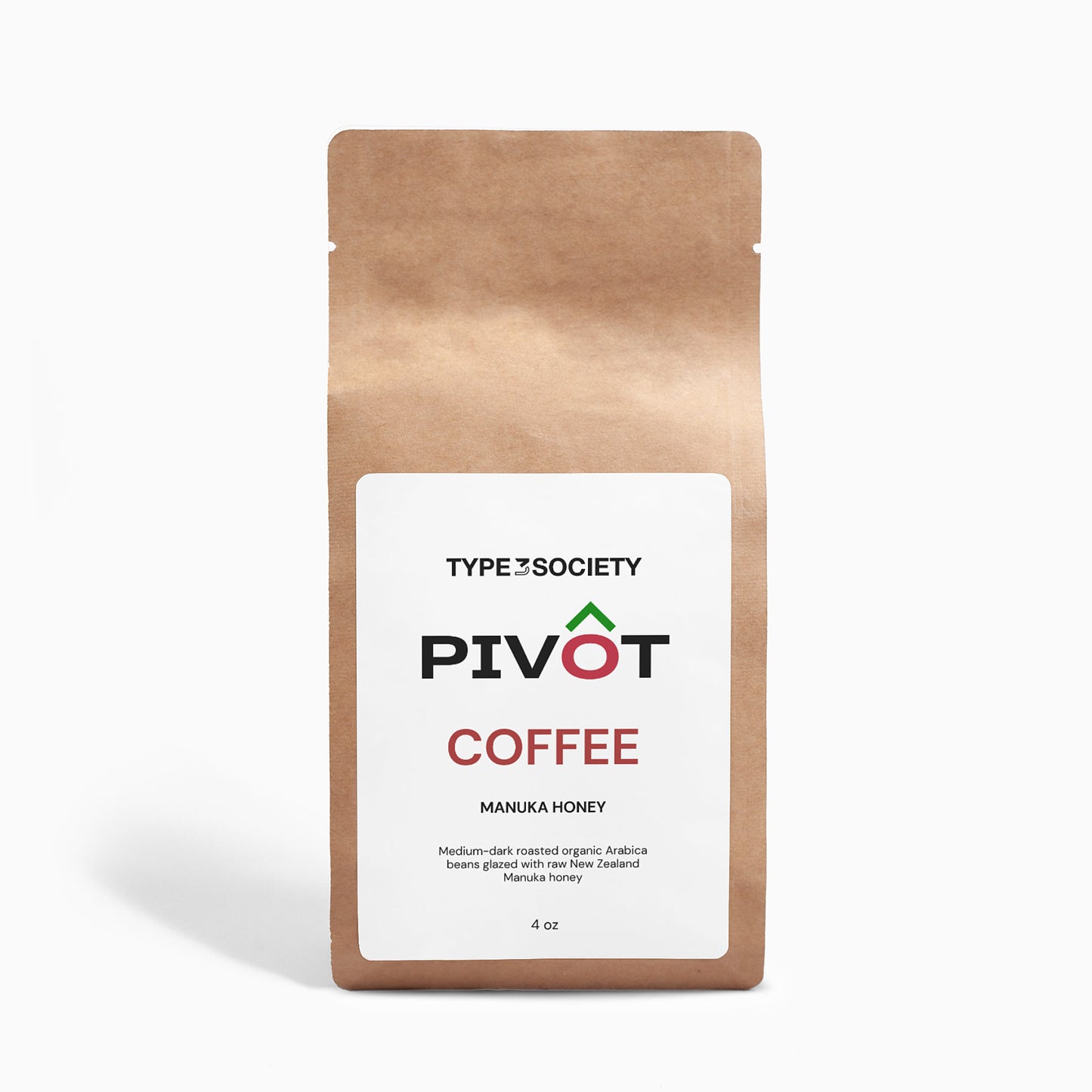 PIVOT, Manuka Honey Coffee 4 OZ