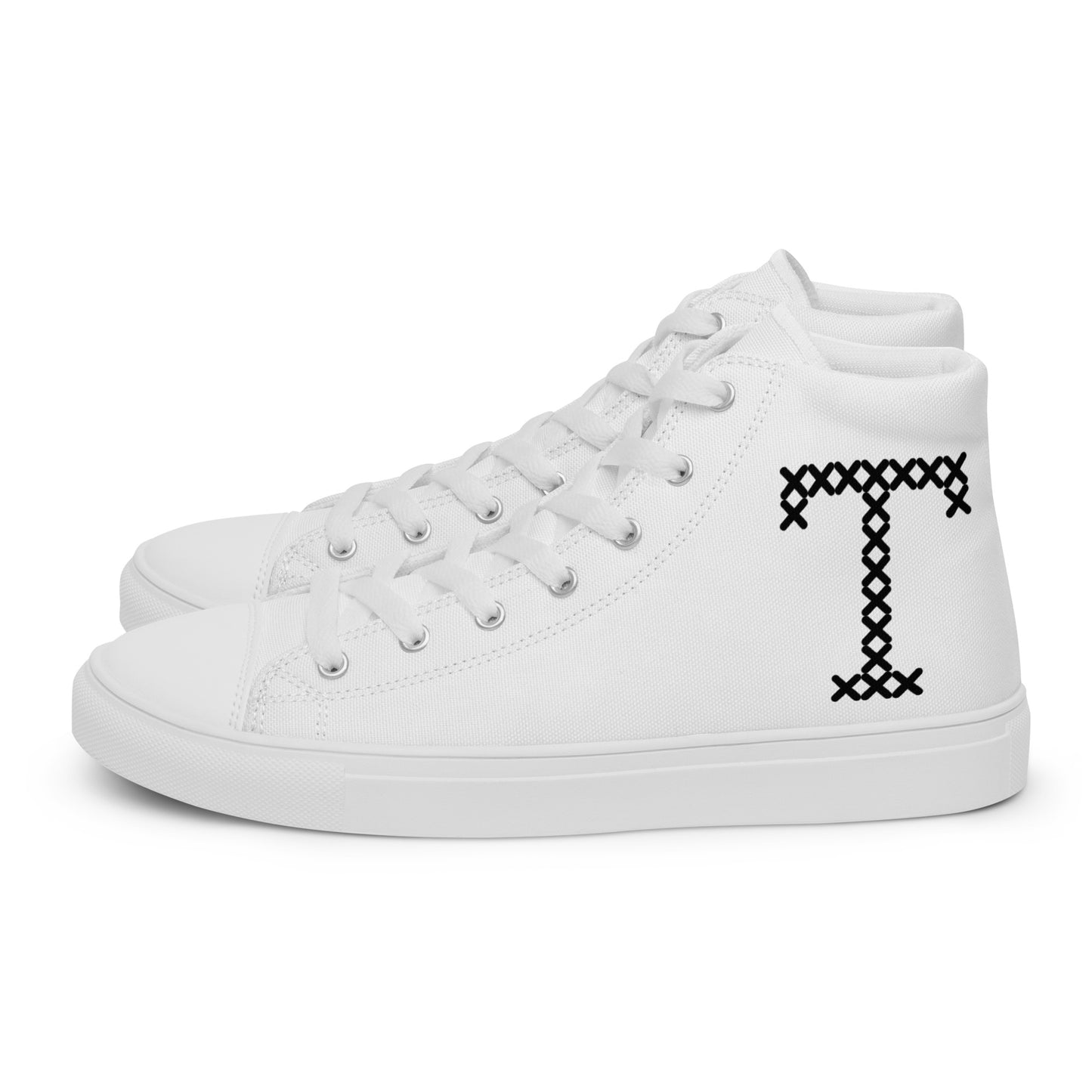 Men’s high top canvas shoes