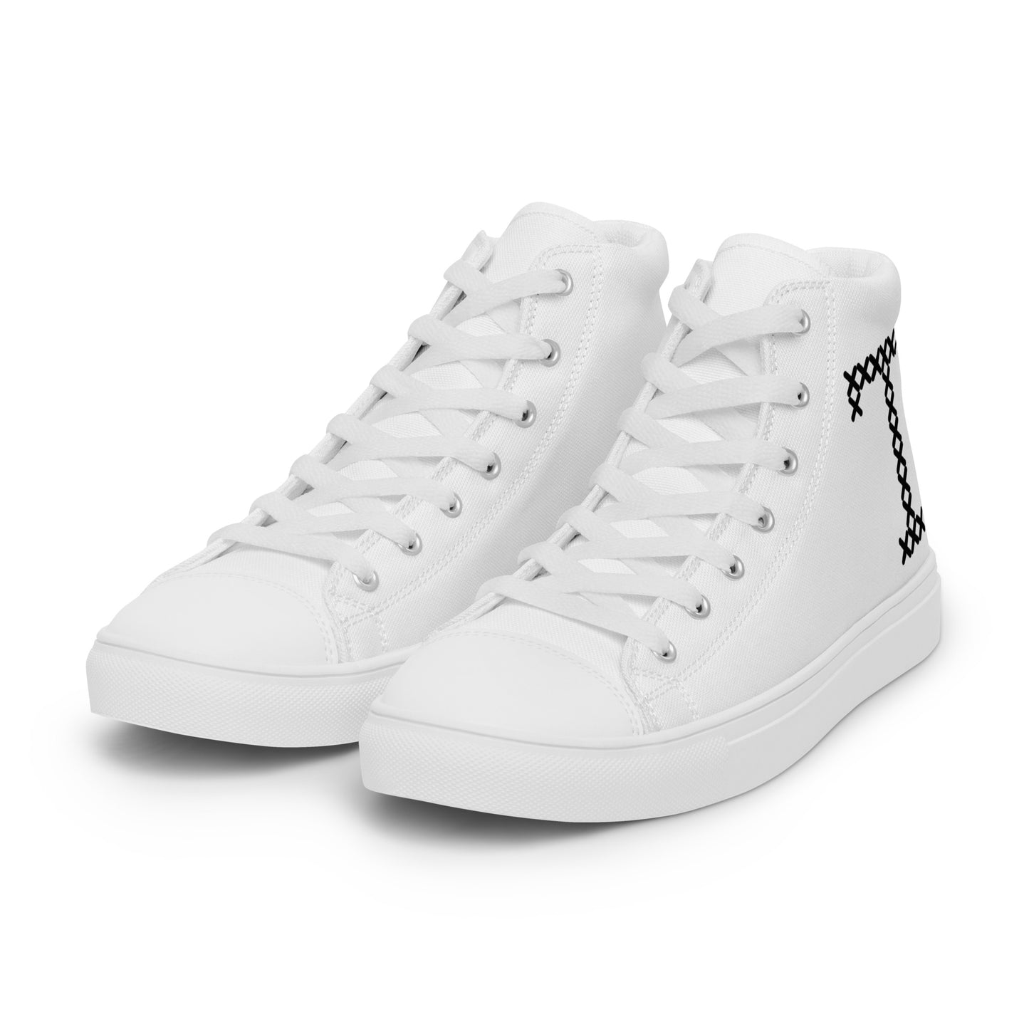 Men’s high top canvas shoes