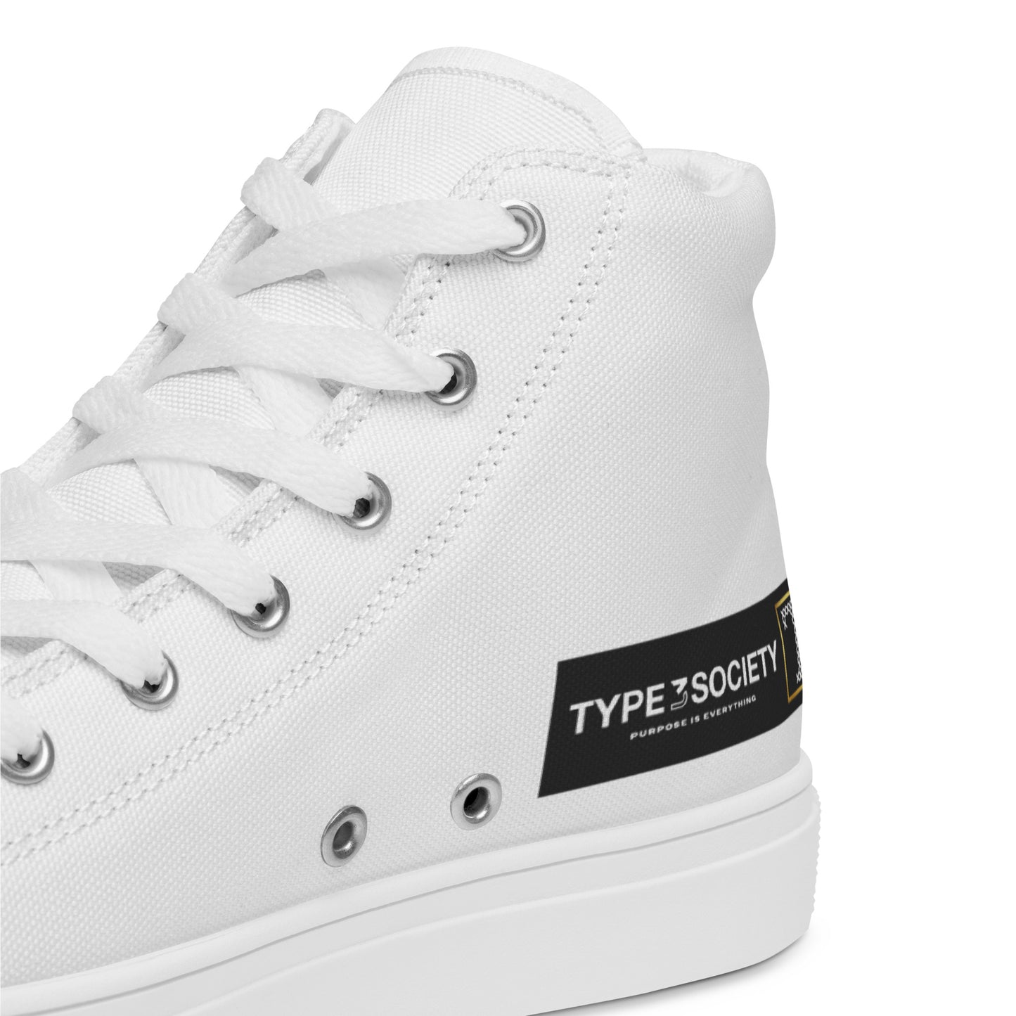 Men’s high top canvas shoes