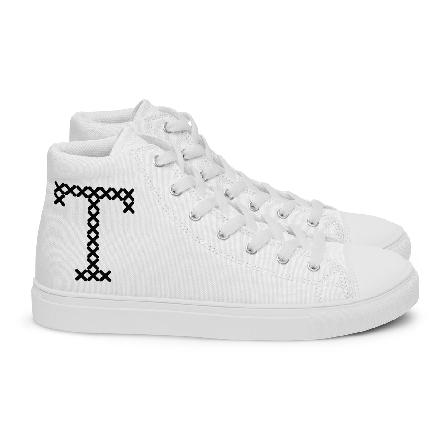 Men’s high top canvas shoes