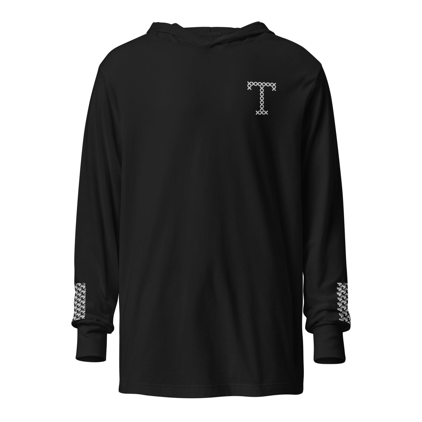 Hooded long-sleeve tee