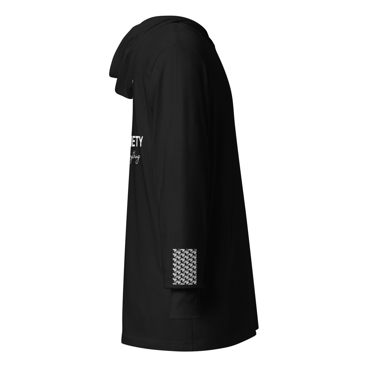 Hooded long-sleeve tee