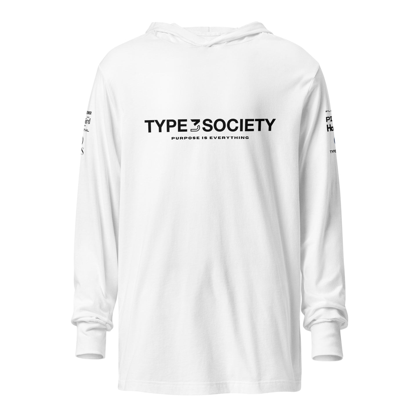 Hooded long-sleeve tee