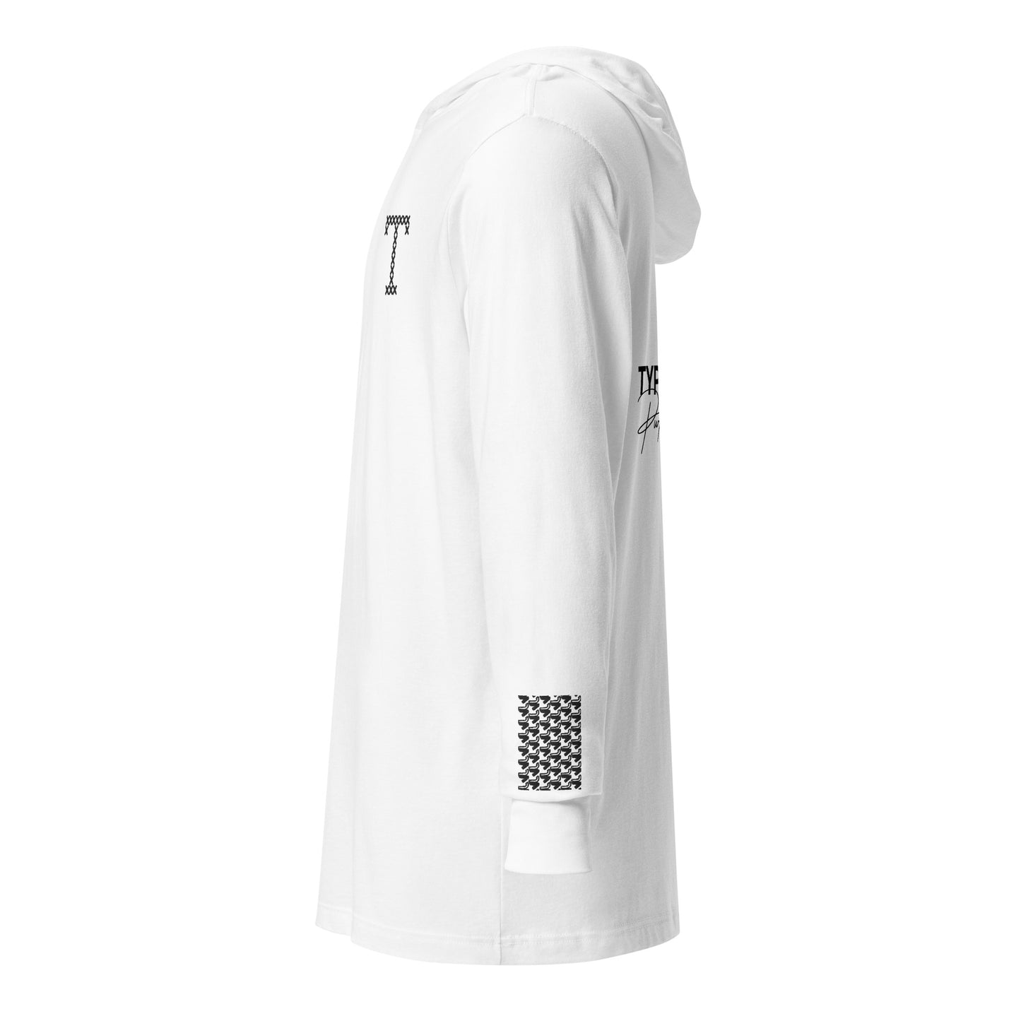 Hooded long-sleeve tee