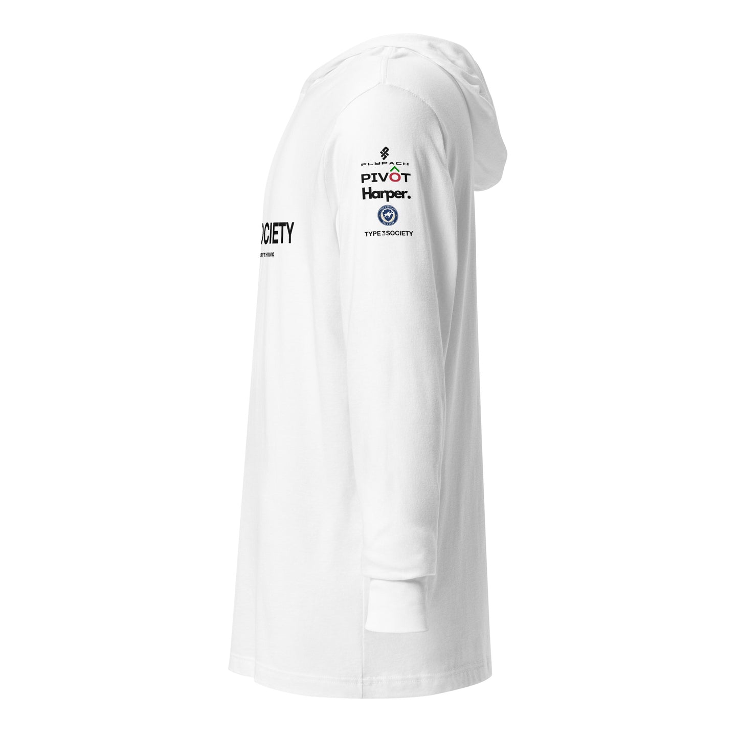 Hooded long-sleeve tee