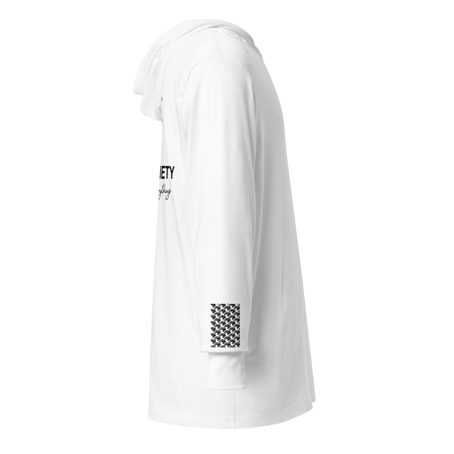 Hooded long-sleeve tee