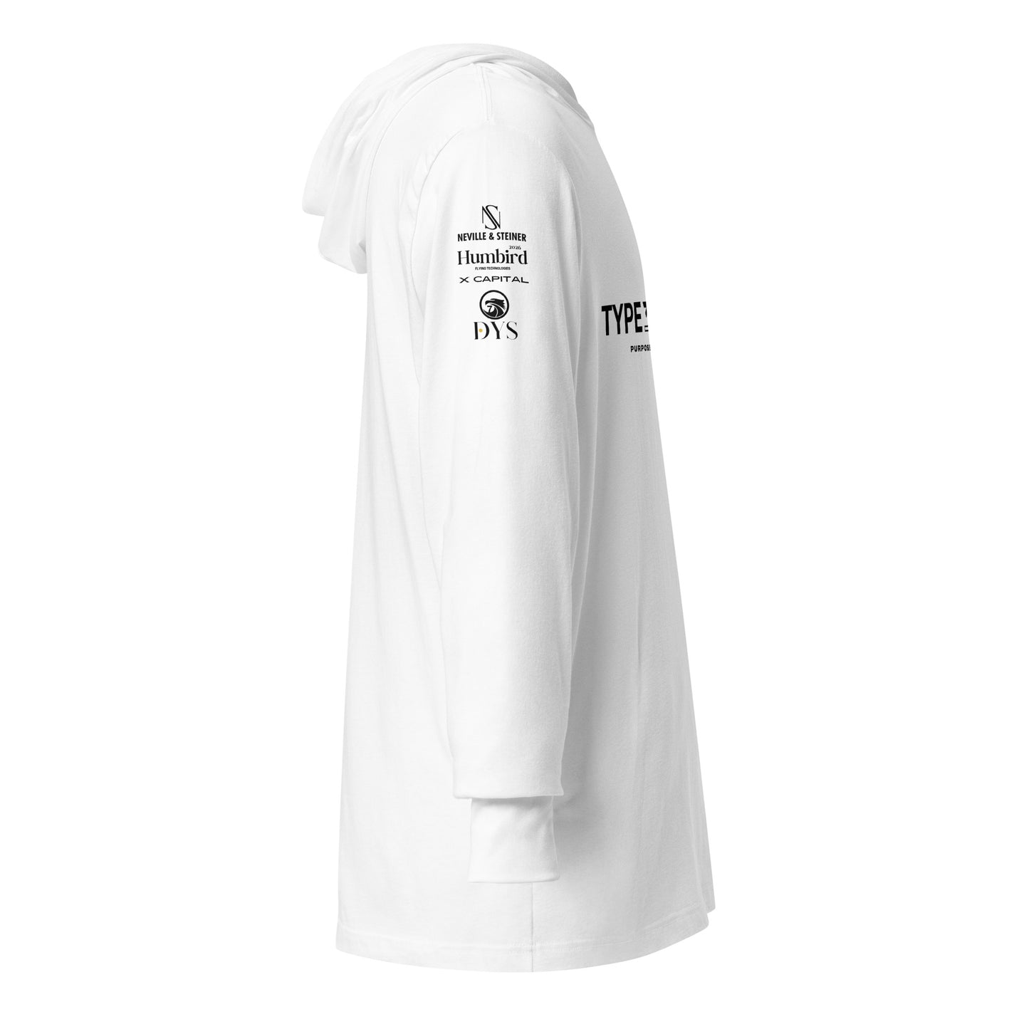 Hooded long-sleeve tee