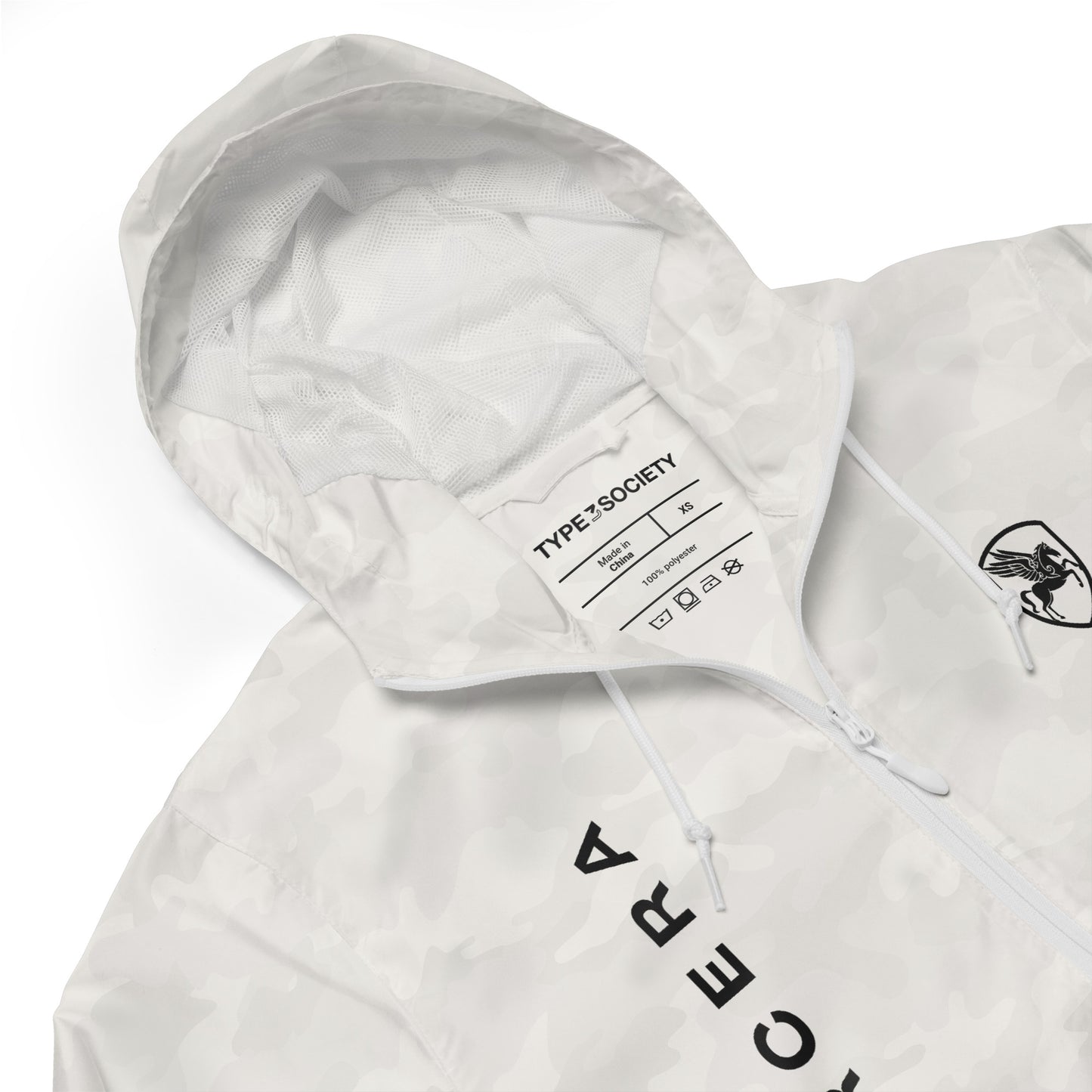 Unisex lightweight zip up windbreaker