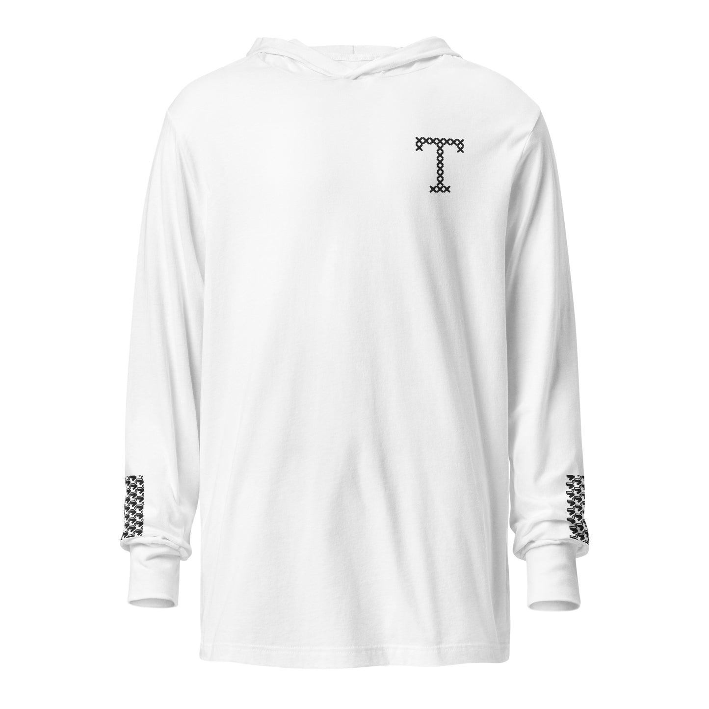 Hooded long-sleeve tee