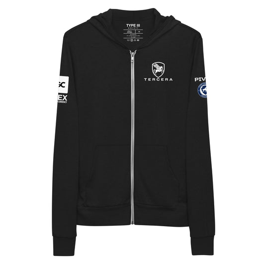 Unisex zip hoodie